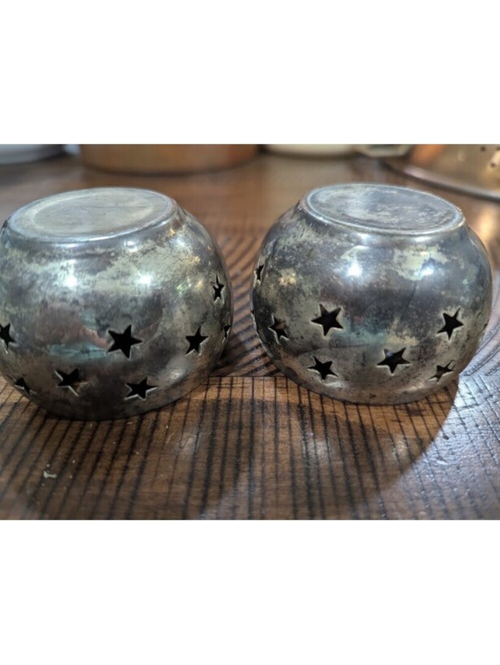 Celestial Votive Metal Star Tea Light Candle Holder - Picture 7 of 8